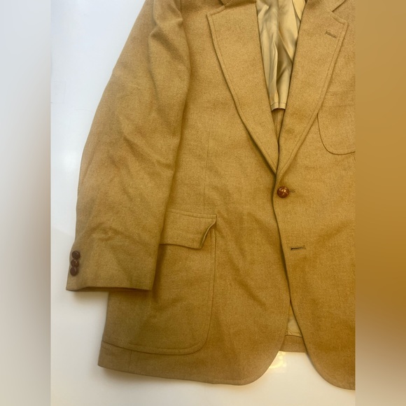 Nordstrom 100% Camel Hair Jacket N127-5 - Picture 4 of 10